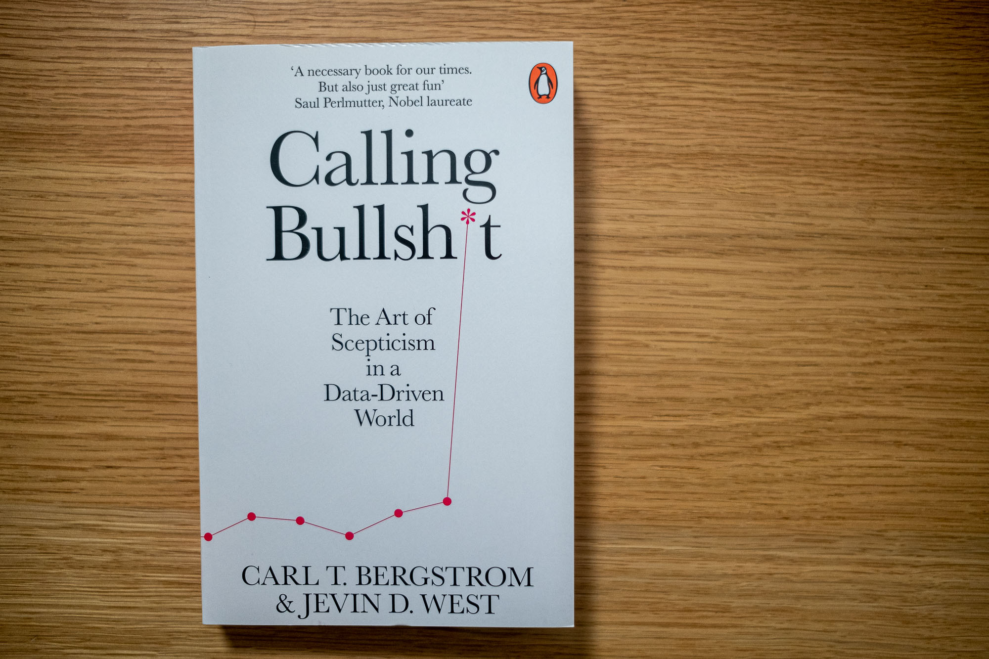 The cover of Calling Bullshit by Carl Bergstrom and Jevin West.